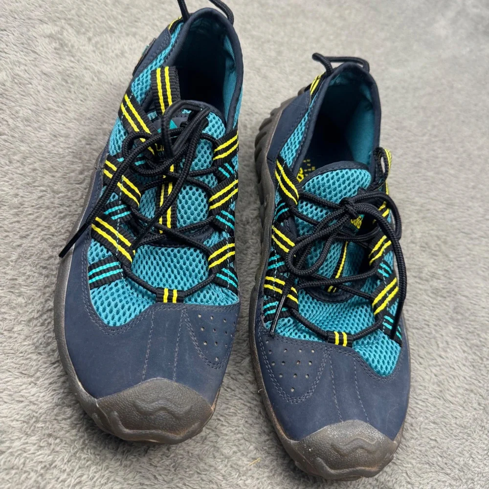 Adidas Jawpaw Water Shoes Mens 8.5 Blue Excellent Mesh Hiking JH5378